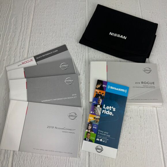 2019 Nissan Rogue Owners Manual Complete Set Navigation Original OEM With Case - Picture 9 of 16